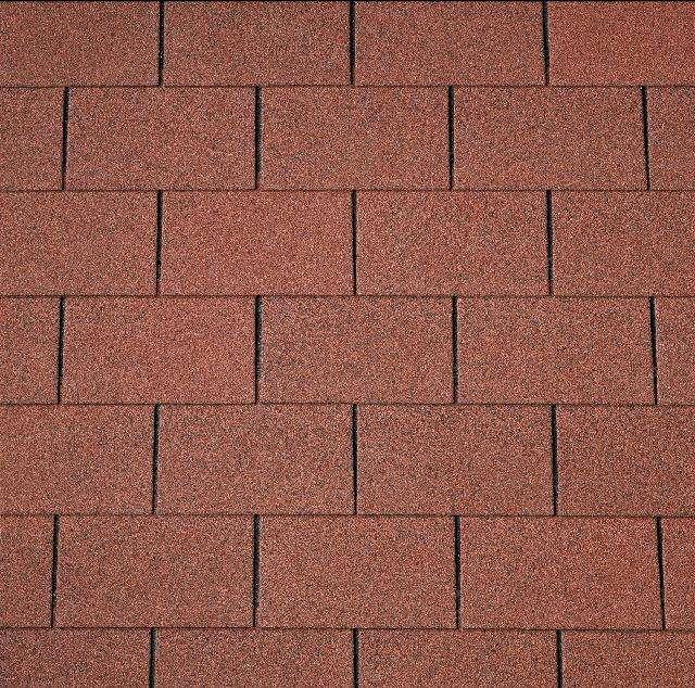 Бітумна черепиця Monarch 4T (10) Tile Red