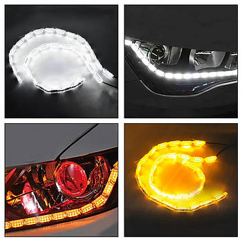 Crystal LED DRL з поворотом