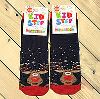 Носки махрові дитячі Новорічні Розміри 14-16 16-18 18-20 20-22