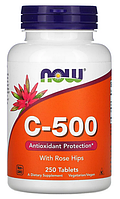 Витамины NOW Foods C - 500 250 tabs