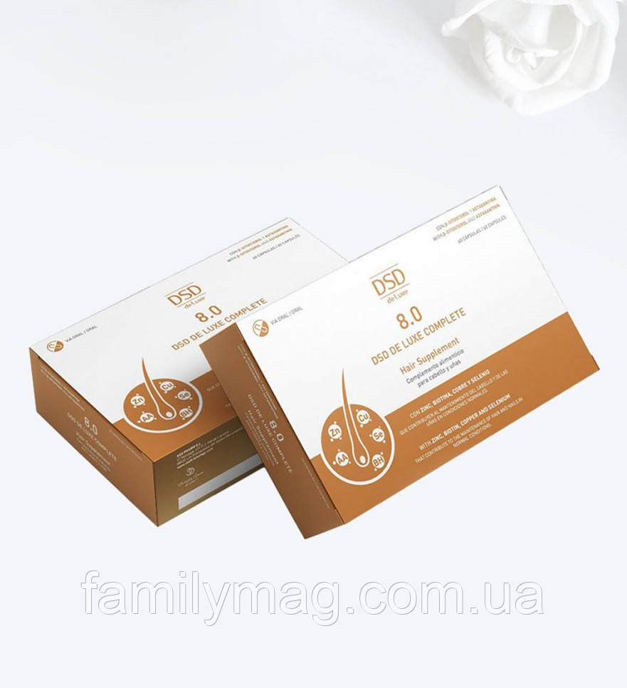 Біоактивна харчова добавка № 8.0 Complete Capsules Dixidox Simone DSD De Luxe 60 шт