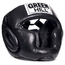 Шолом боксерський "SUPER" Green Hill чорний