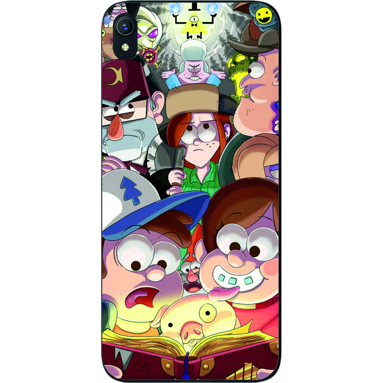 Силіконовий чохол для Vivo Y1S з картинкою Гравити Фолз герої