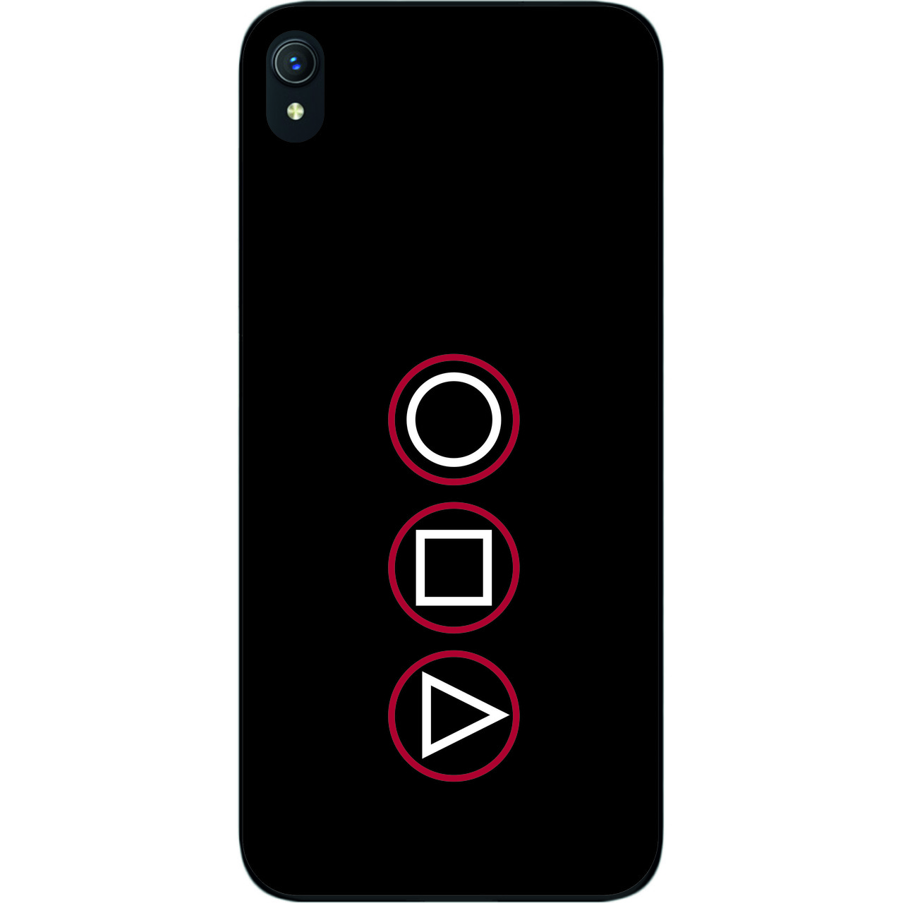 Силіконовий чохол для Vivo Y1S з картинкою Гра в кальмара Логотип