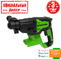 Перфоратор аккумуляторный Greenworks GD24SDS2 (24В, 2Дж, Без АКБ и ЗУ)