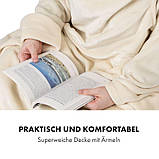 Ковдра Slanket електричне з рукавами Klarstein Німеччина, фото 10