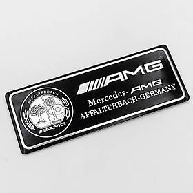 Металевий шильдик емблема AMG Special Edition Mercedes Benz (Мерседес) Чорна