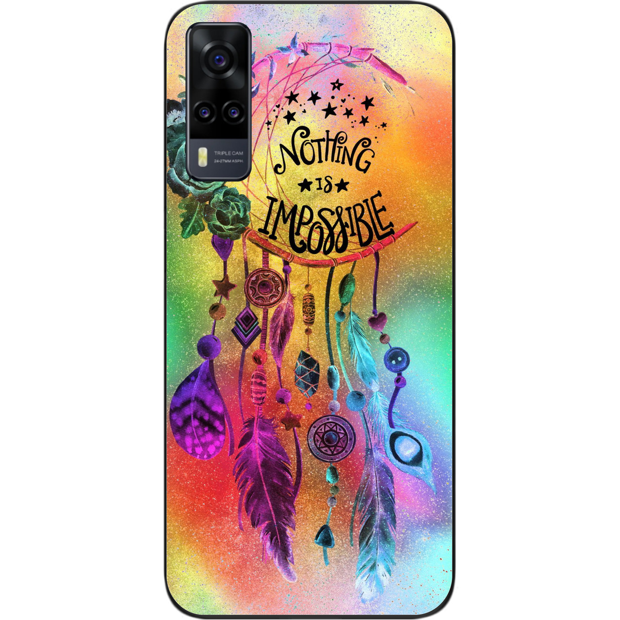 Чохол силіконовий для Vivo Y31 з картинкою Оберіг