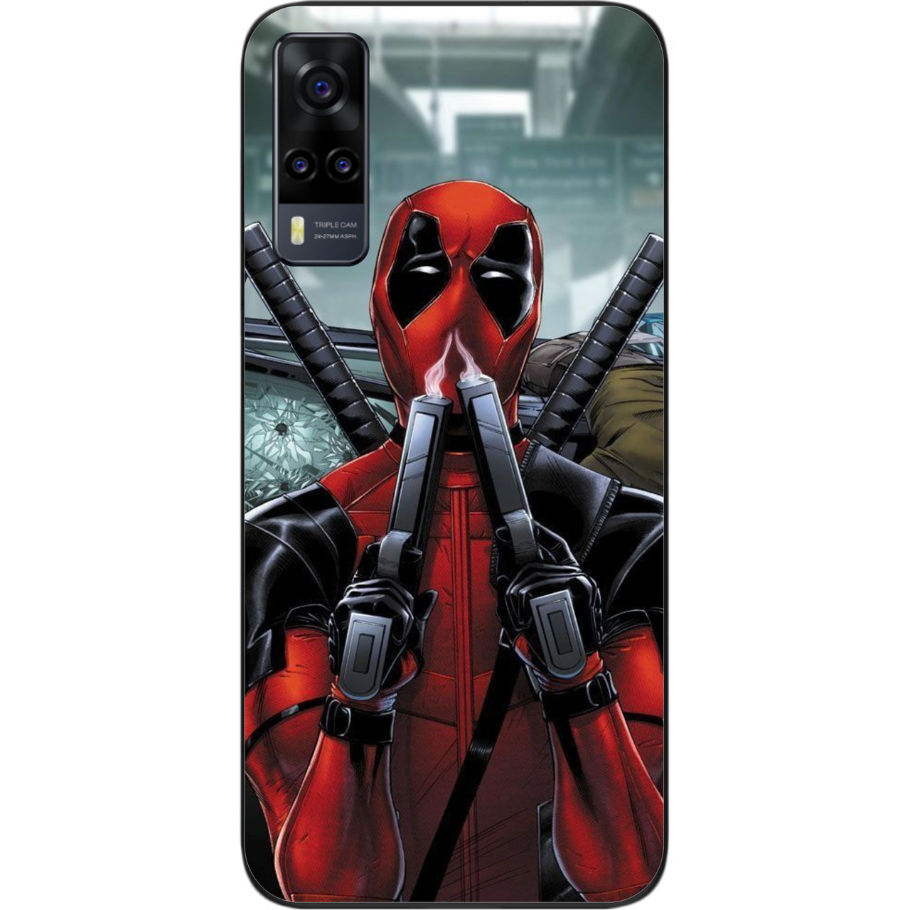 Силіконовий чохол для Vivo Y31 з картинкою Дэдпул