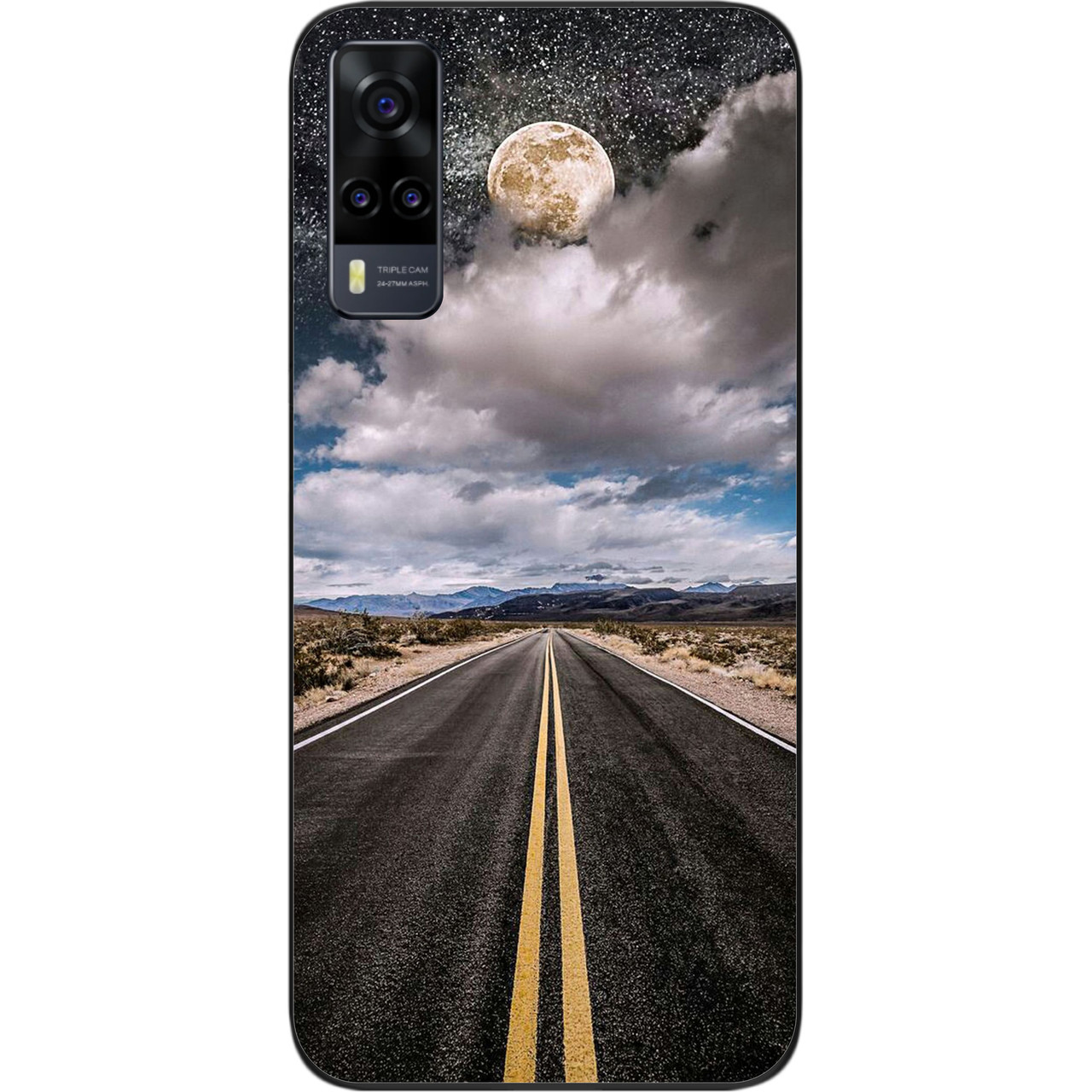 Оригінальний силіконовий чохол для Vivo Y31 з картинкою Дорога