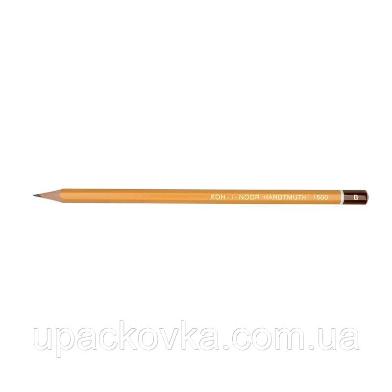 Олівець простий графітний 1500, твердість В KOH-I-NOOR