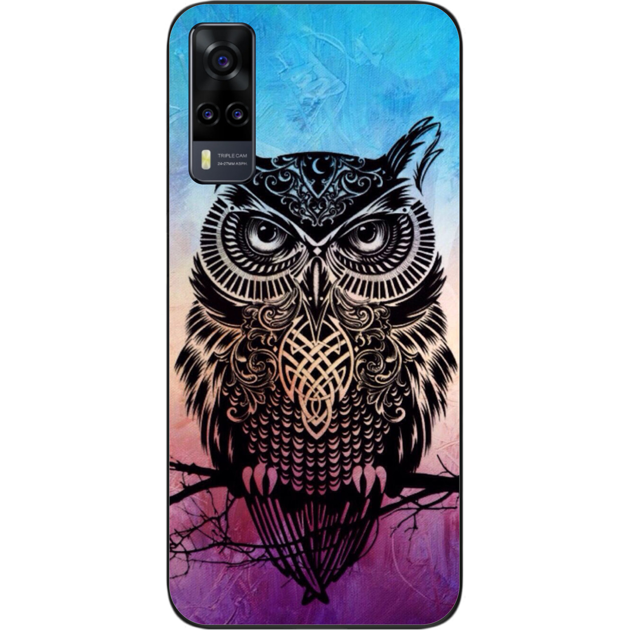 Оригінальний чохол для Vivo Y31 з картинкою Сова