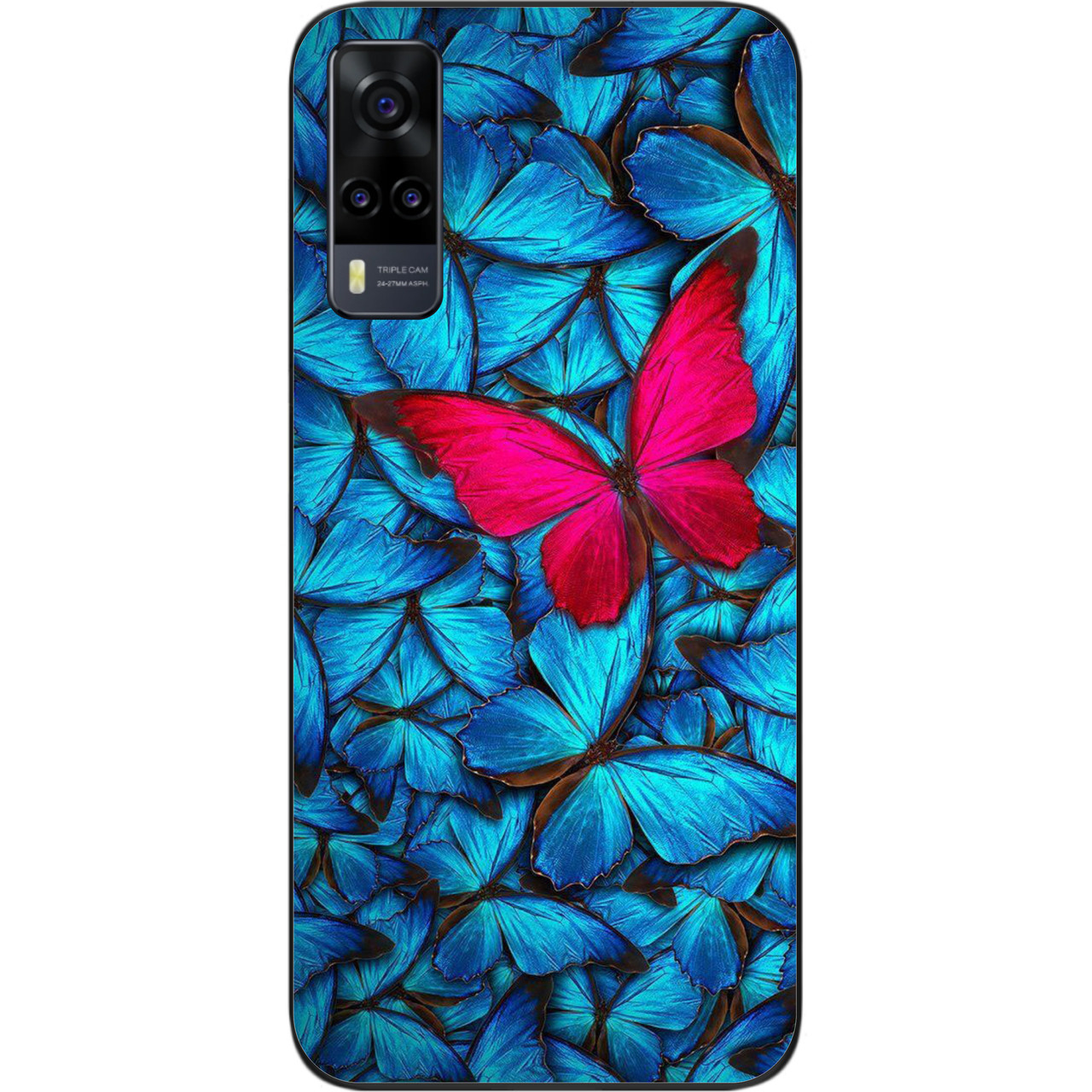 Оригінальний чохол для Vivo Y31 з картинкою Метелик