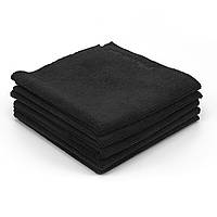 Набор полотенец 5шт. - MaxShine General Purpose Microfiber Towel 40x40 см. черный (1104040B)