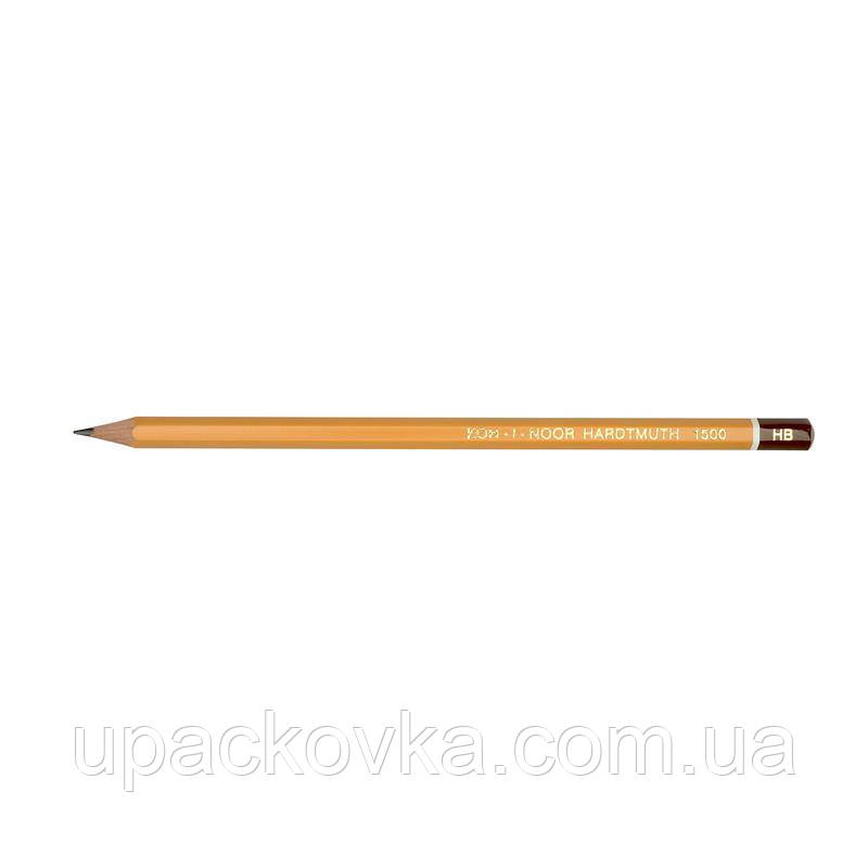 Олівець простий графітний 1500, твердість HВ KOH-I-NOOR