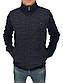 Темно-синя чоловіча кофта на блискавці Fabiani 24585 D.Blue, фото 2