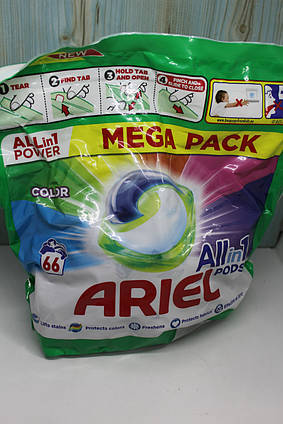 Капсули для прання Ariel All in1 Color 66шт