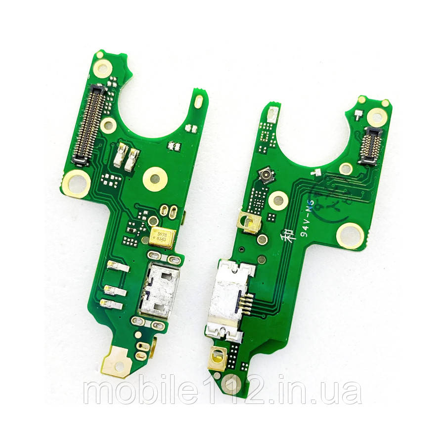 Шлейф Nokia 6 TA-1021 TA-1033 з роз'ємом зарядки та мікрофоном - нижня плата, фото 1