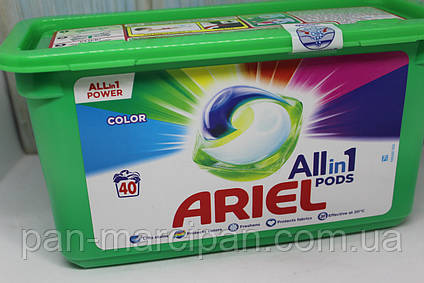 Капсули для прання Ariel 3in1 Pods Color 40 пр