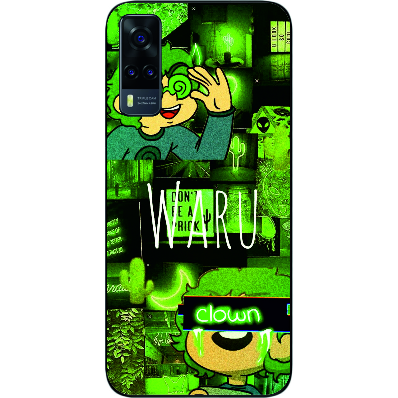 Силіконовий чохол для Vivo Y31 з картинкою Вару 13 карт