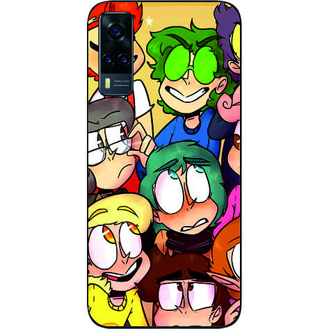 Силіконовий чохол для Vivo Y31 з картинкою 13 карт герої, фото 1