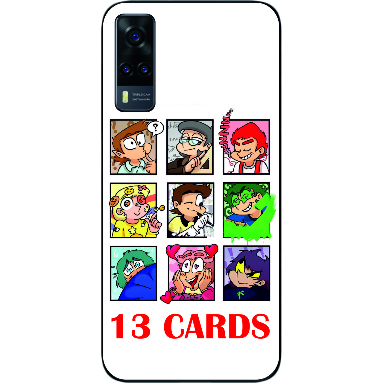 Силіконовий чохол для сVivo Y31 картинкою Комікс 13 карт