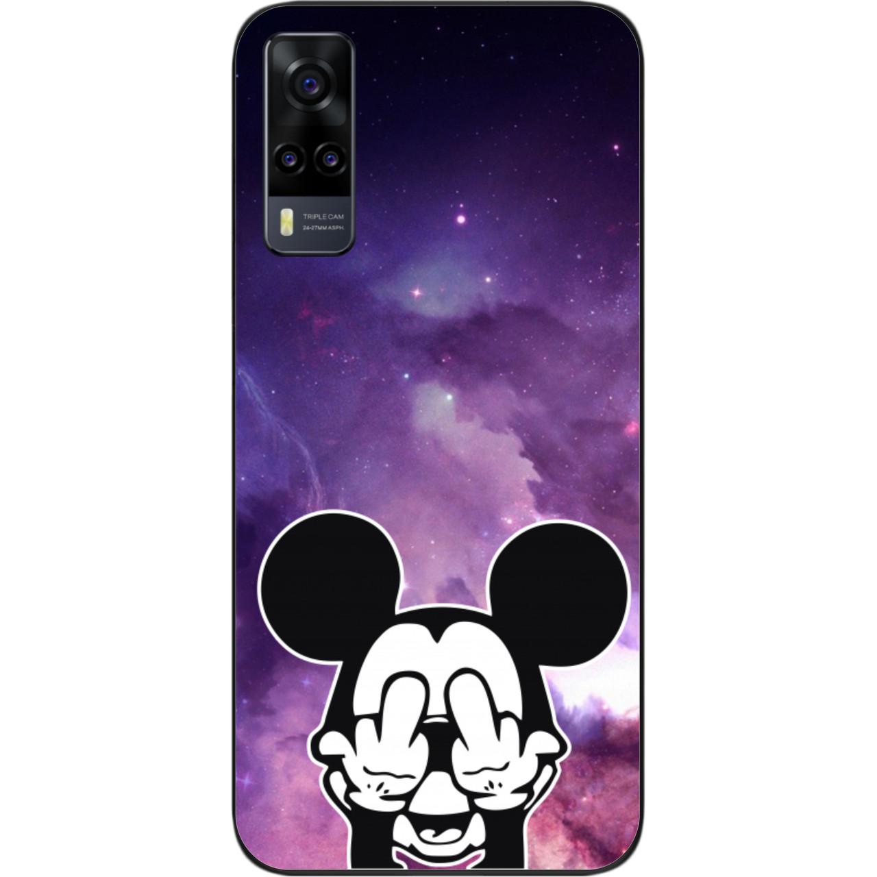 Силіконовий чохол для Vivo Y31 з картинкою Міккі космос