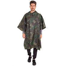 Чоловічий дощовик плащ-намет «Woodland» + чохол, TY-6920