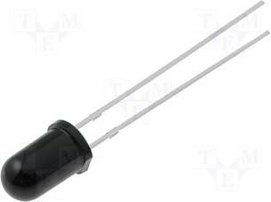 Світлодіод Інфрачервоний 5 мм. HIRB5-43D-D (круглий, 940nm 50 ° 35 mw / sr.), FORYARD