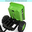 Дитячий електромобіль трактор із причепом John Deere M 4419EBLR-5 (MP3, SD, USB, мотори 2x35W, акум.12V9AH), фото 7