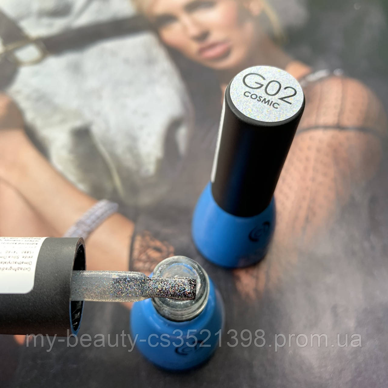 Гель-лак для нігтів 5мл glitter G02 Colour INTENSE NP369