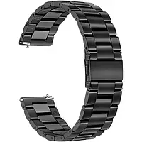 Ремешок CDK Metal Fitlink Steel Watch Band 20mm для Garmin Forerunner 245 / 245 Music (012873) (black)