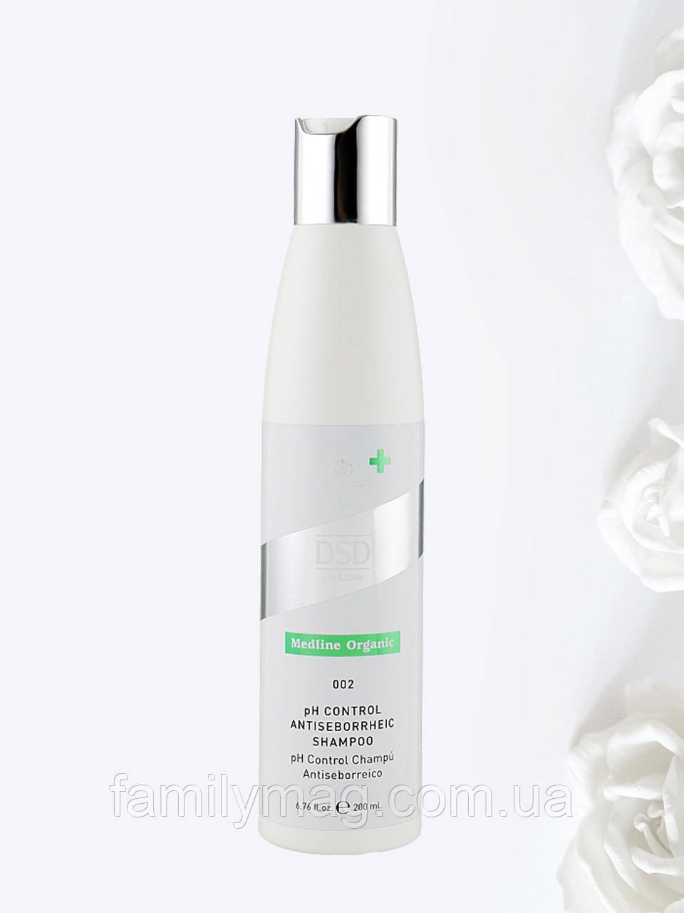 PH контроль антисеборейний шампунь 002 pH Control Antiseborrheic Shampoo Medline Organic Simone DSD de Luxe 200 мл