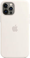 Силиконовый чехол-накладка Apple Silicone Case for iPhone 12 Pro Max White (HC) (A)