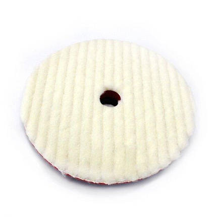 Полірувальний круг шерстяний - MaxShine Wool Cutting Pad 125 мм.  (2061125R), фото 3