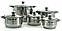 Набір каструль із неіржавкої сталі 10 предметів Edenberg EB-4019 Набір каструль із неіржавкої сталі, фото 10