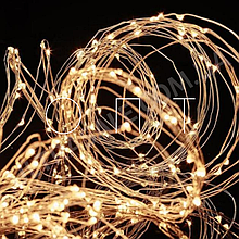 [ОПТОМ 10 шт] 2 м 200 LED 10 ниток  Гірлянда Світлодіодна Тепла Біла Warm White від Мережі Кінський хвіст