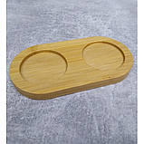 Набір для спецій Interos 2 на дерев'яній підставці PJ02812, фото 2