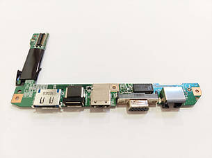 Б/В Плата USB HDMI VGA Board кнопка живлення (включення) для ноутбука Medion Akoya S5612 (MS-16C10), фото 1