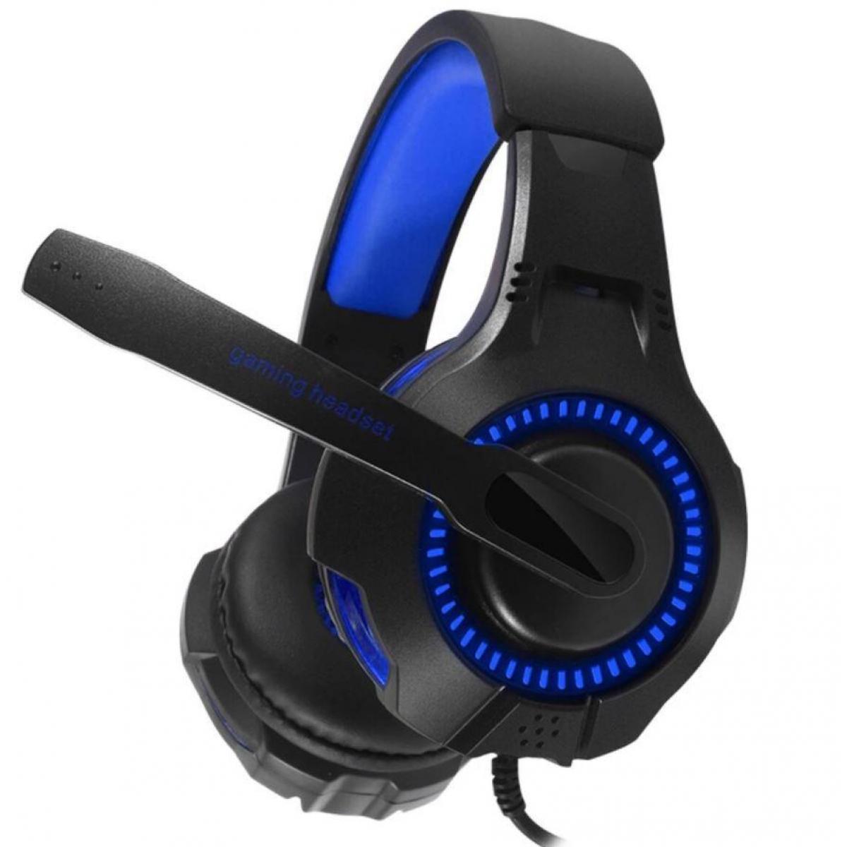 Навушники ігрові Gaming Headset G-50, чорно-сині, фото 1