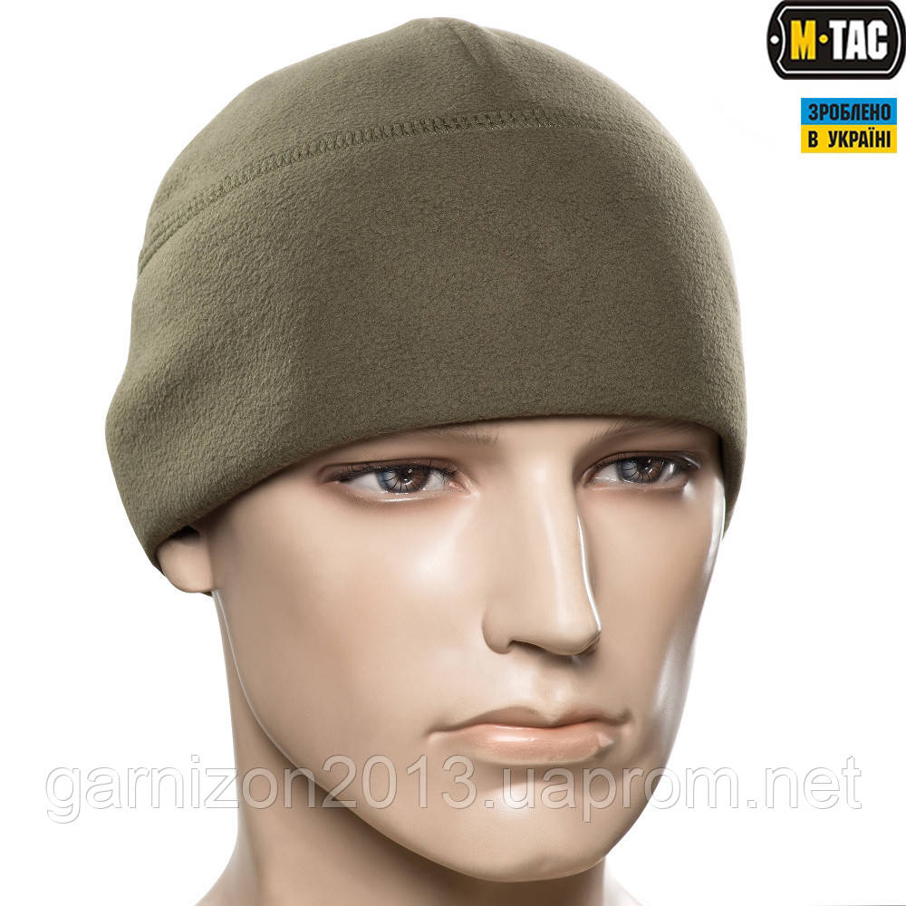 M-TAC ШАПКА WATCH CAP ELITE ФЛІС (260Г/М2) WITH SLIMTEX ARMY OLIVE