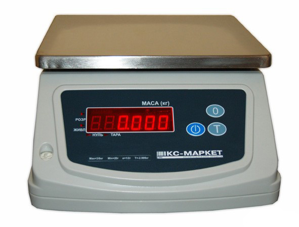 Весы порционные ICS-6PW ― Весы фасовочные укрвесы