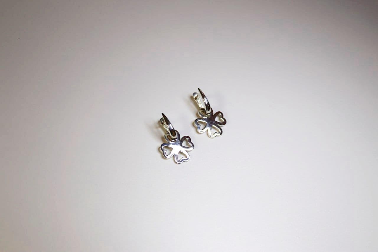 Серебряные сережки висюльки Конюшина DARIY 216