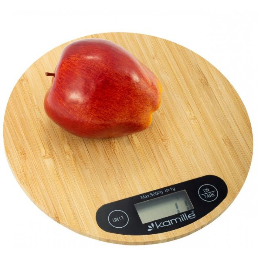 Ваги електронні кухонні Kamille 20 х 20 х 2,3 см KM-7109, фото 1