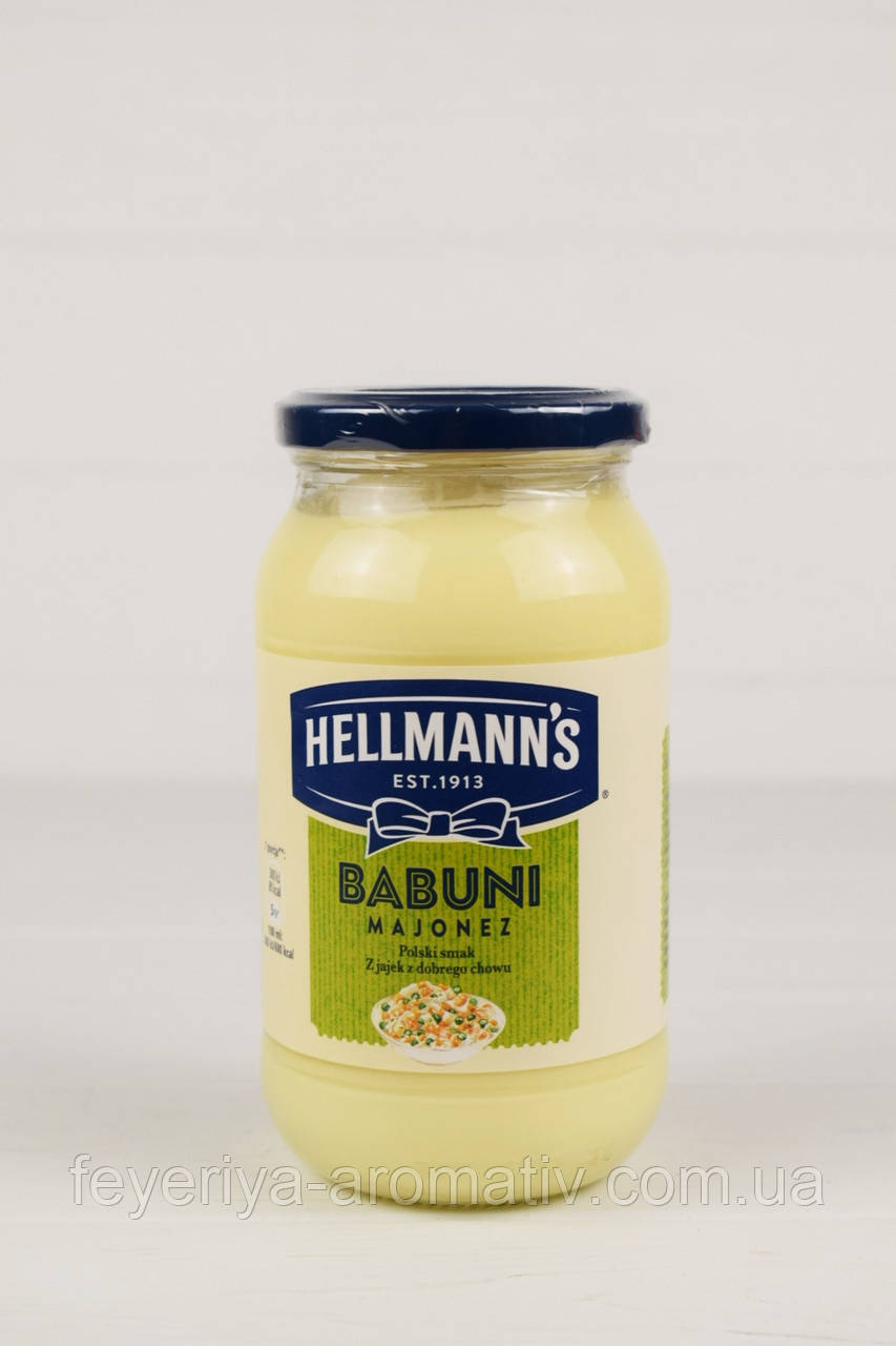 Майонез HELLMANNS Babuni 420мл (Нідерланди)