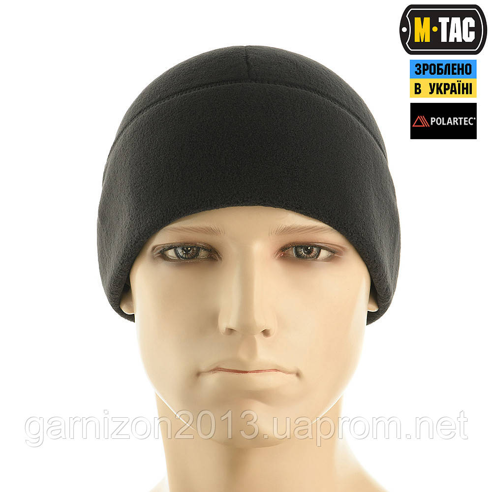 M-TAC ШАПКА WATCH CAP ФЛІС POLARTEC BLACK