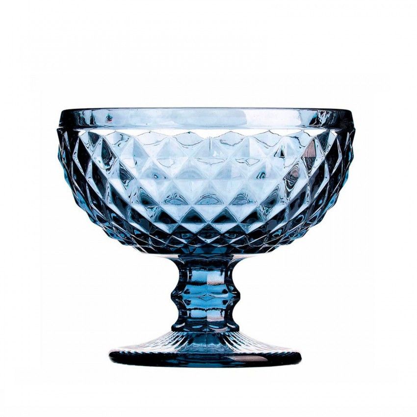 Набір креманок 300 мл BLUE 6 шт 2610-2/9030 DZS A-PLUS, фото 1