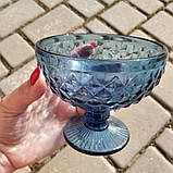 Набір креманок 300 мл BLUE 6 шт 2610-2/9030 DZS A-PLUS, фото 4