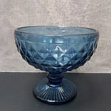 Набір креманок 300 мл BLUE 6 шт 2610-2/9030 DZS A-PLUS, фото 2