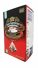 Чорний чай у пірамідках Sun Gardens Pekoe 20 шт.